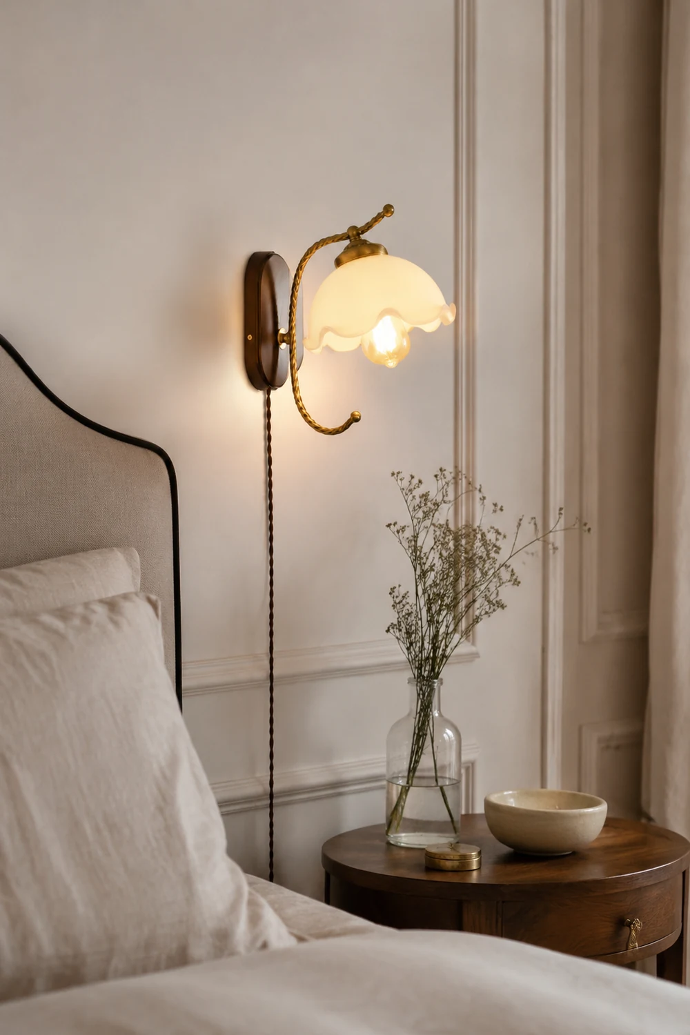 Milky Flower Wall Light - Lumpaz