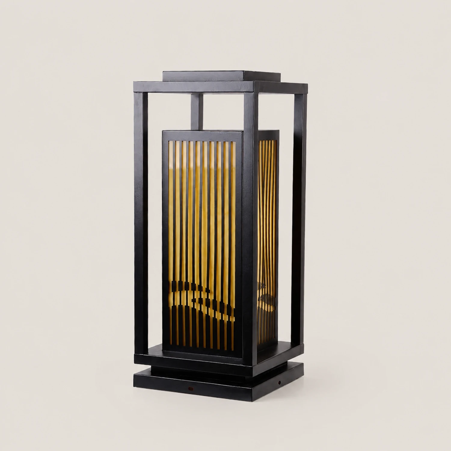Modern Square Cage Garden Light - Lumpaz