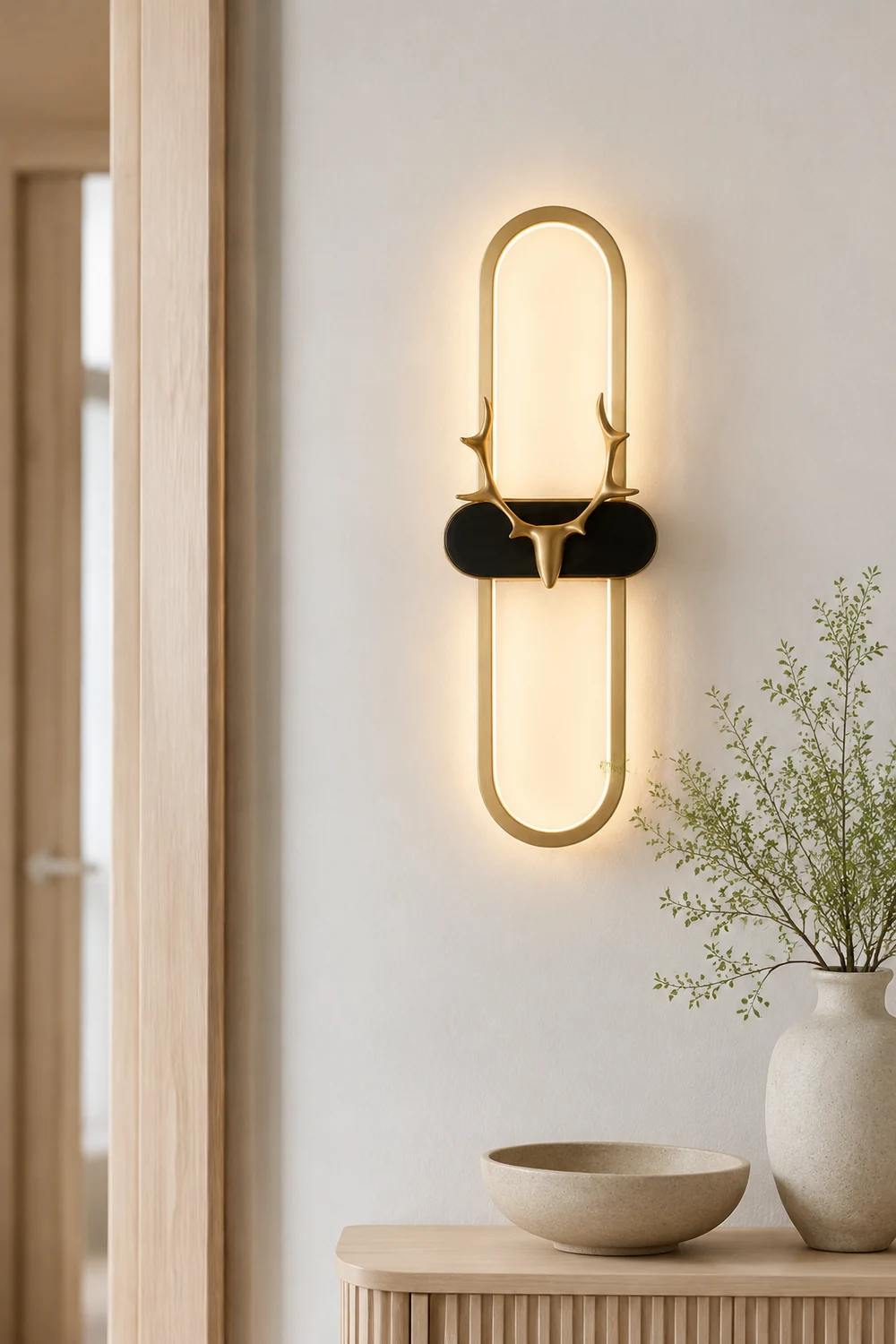 Antlers Halo Wall Lamp - Lumpaz
