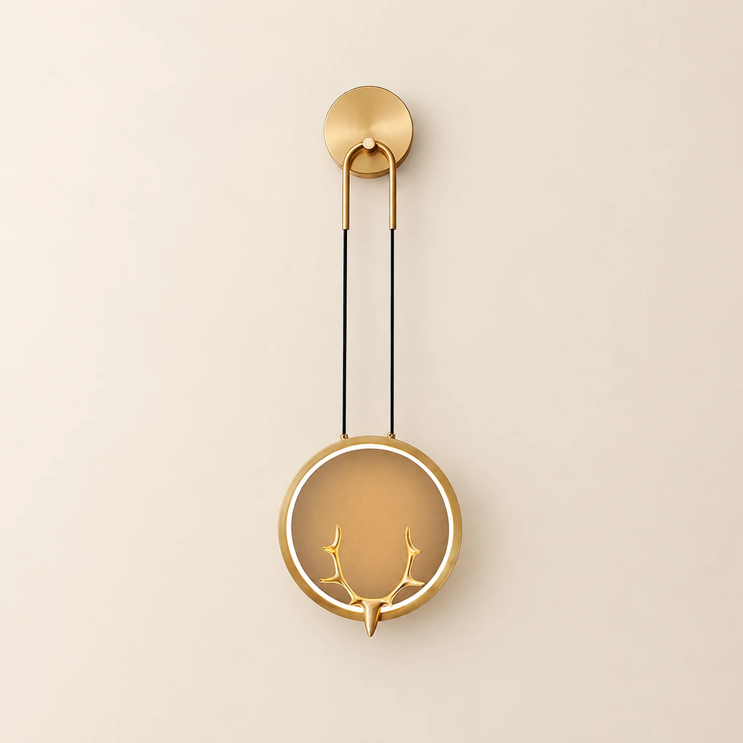 Golden Antler Wall Light - Lumpaz