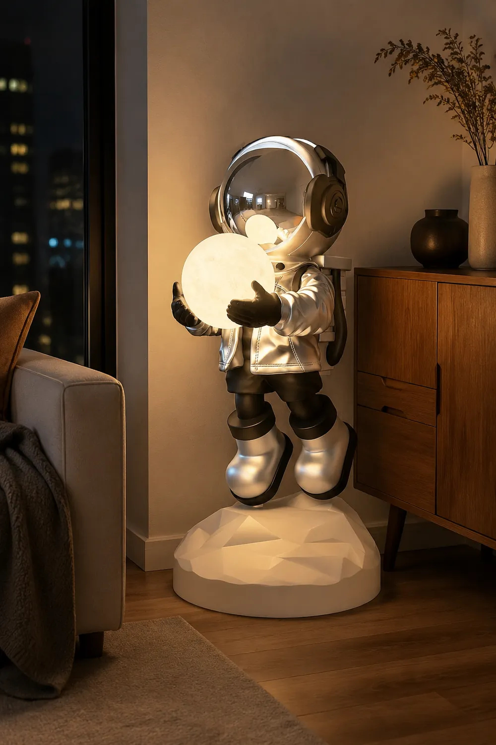 Fantasy Astronaut Built-in Battery Floor Light - Lumpaz