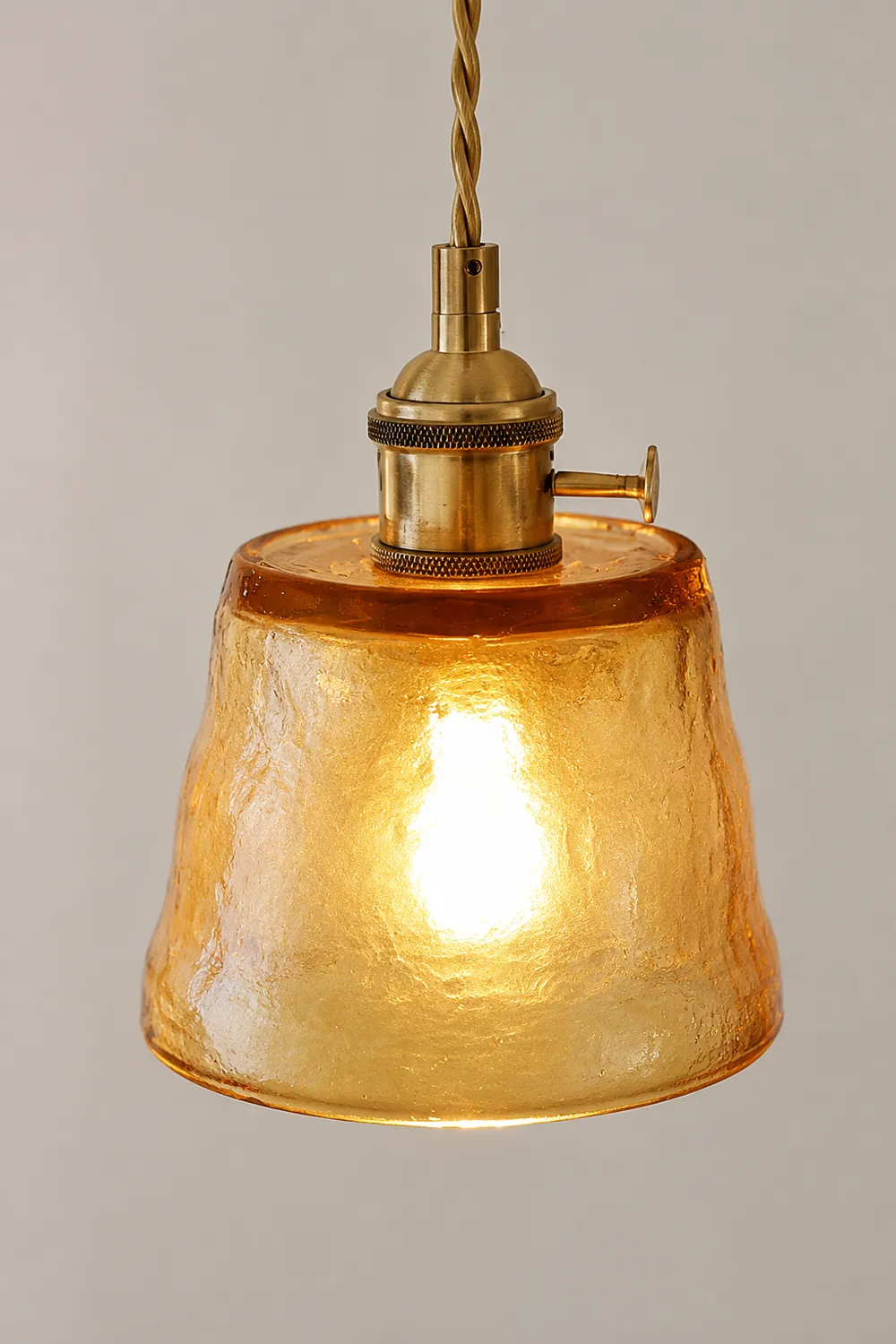 Modern Simple Cup Glass Pendant Lamp For Living Room - Lumpaz