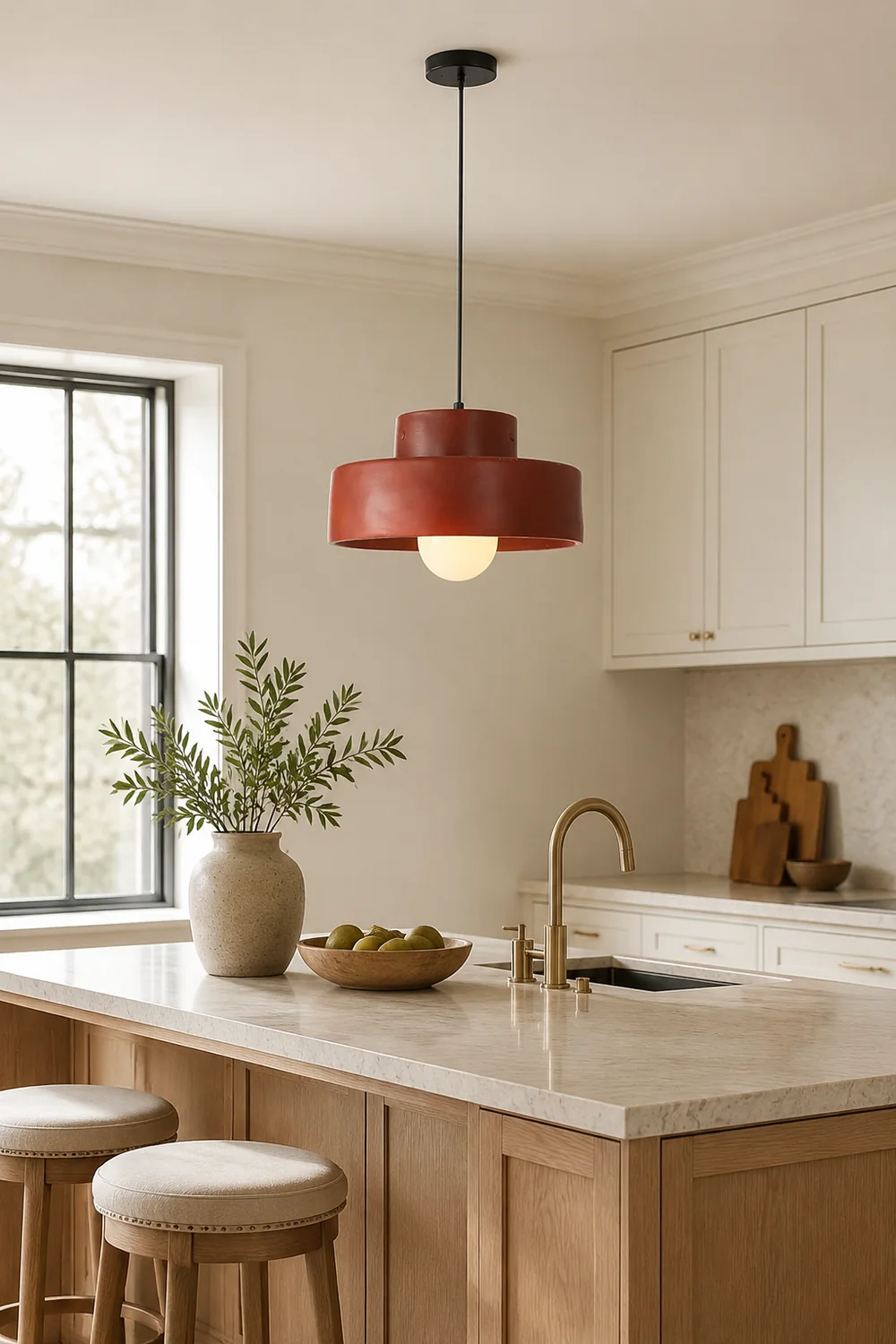 Nordic Geometric Cylindrical Pendant Lighting - Lumpaz