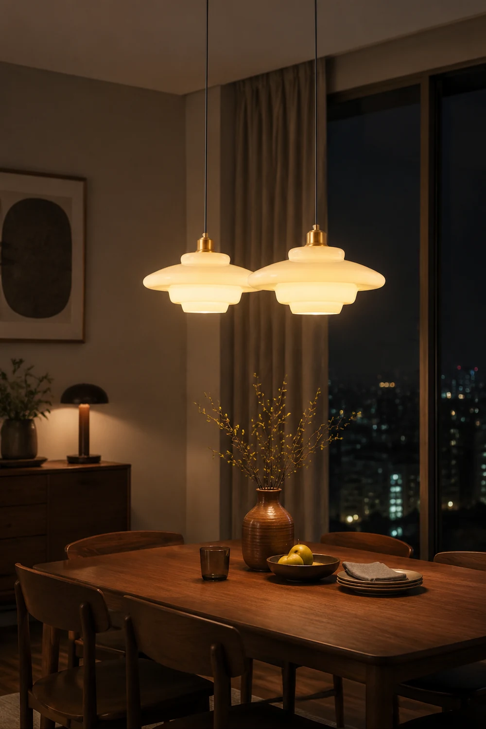 Nordic Minimalist Glass Pendant Light - Lumpaz