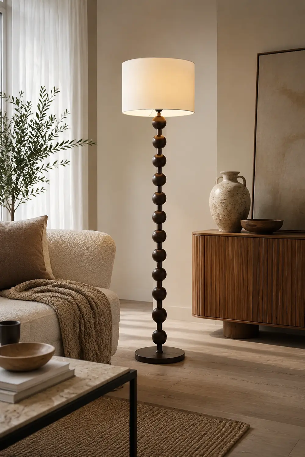 Hugo Barbell Floor Lamp - Lumpaz