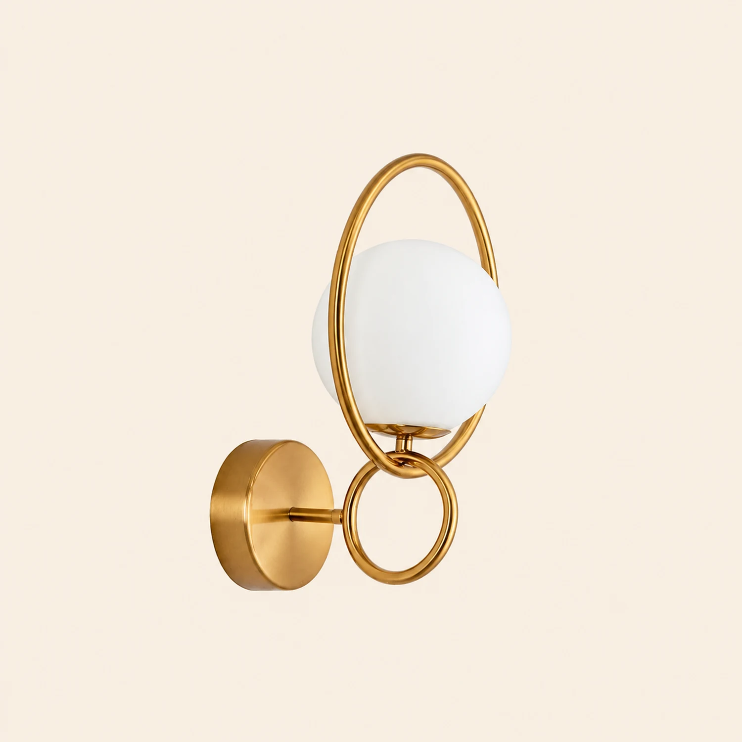 Fort Halo Gold Wall Light - Lumpaz