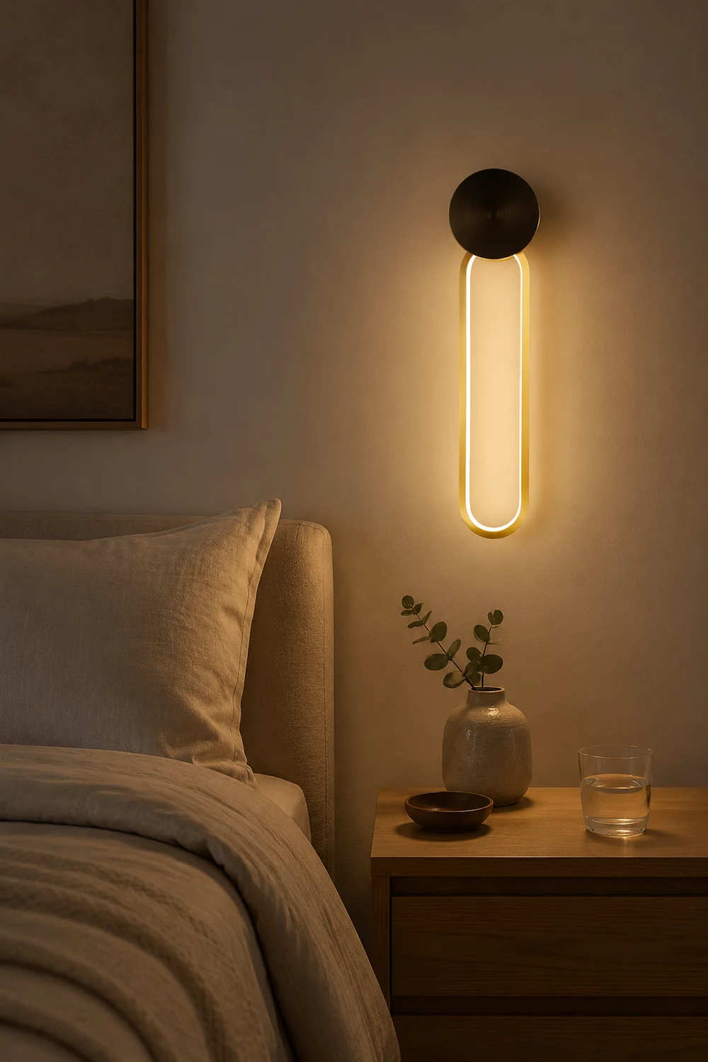 Simple Elliptical Wall Sconce - Lumpaz