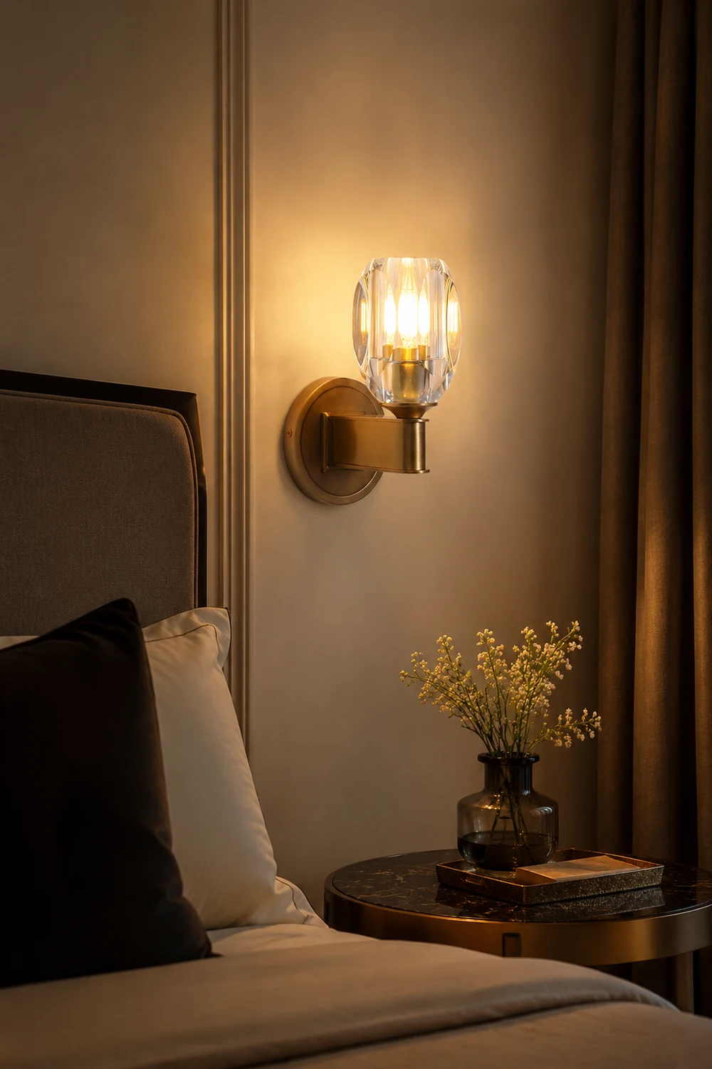 Diamond Crystal Sconce - Lumpaz