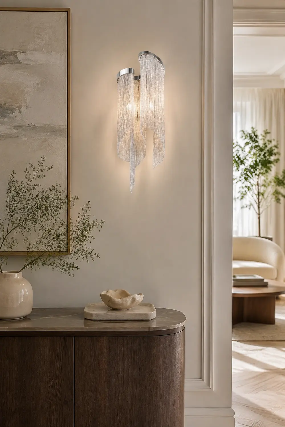 Chain Tassel Wall Lamp - Lumpaz
