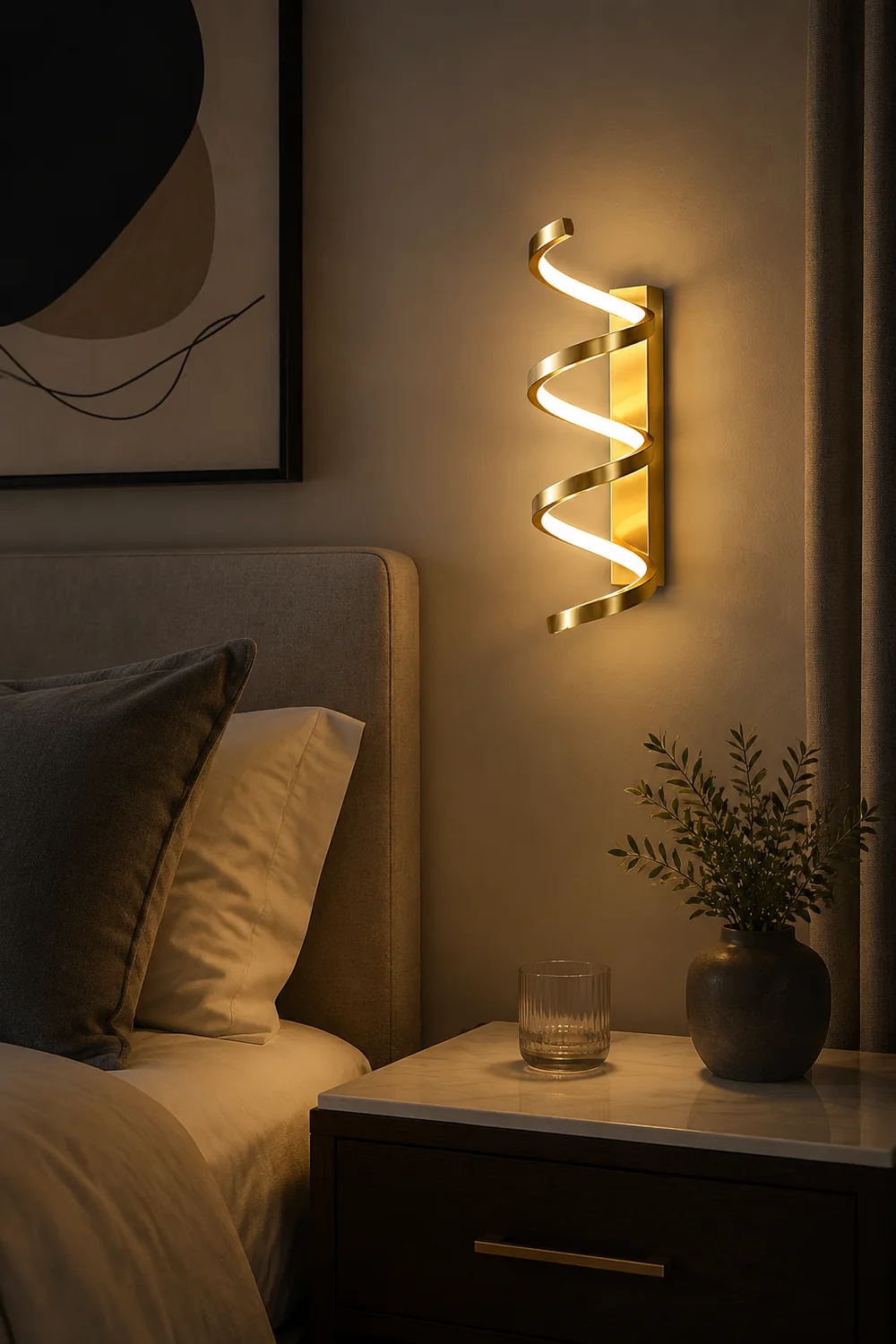 Spiral Wall Light - Lumpaz