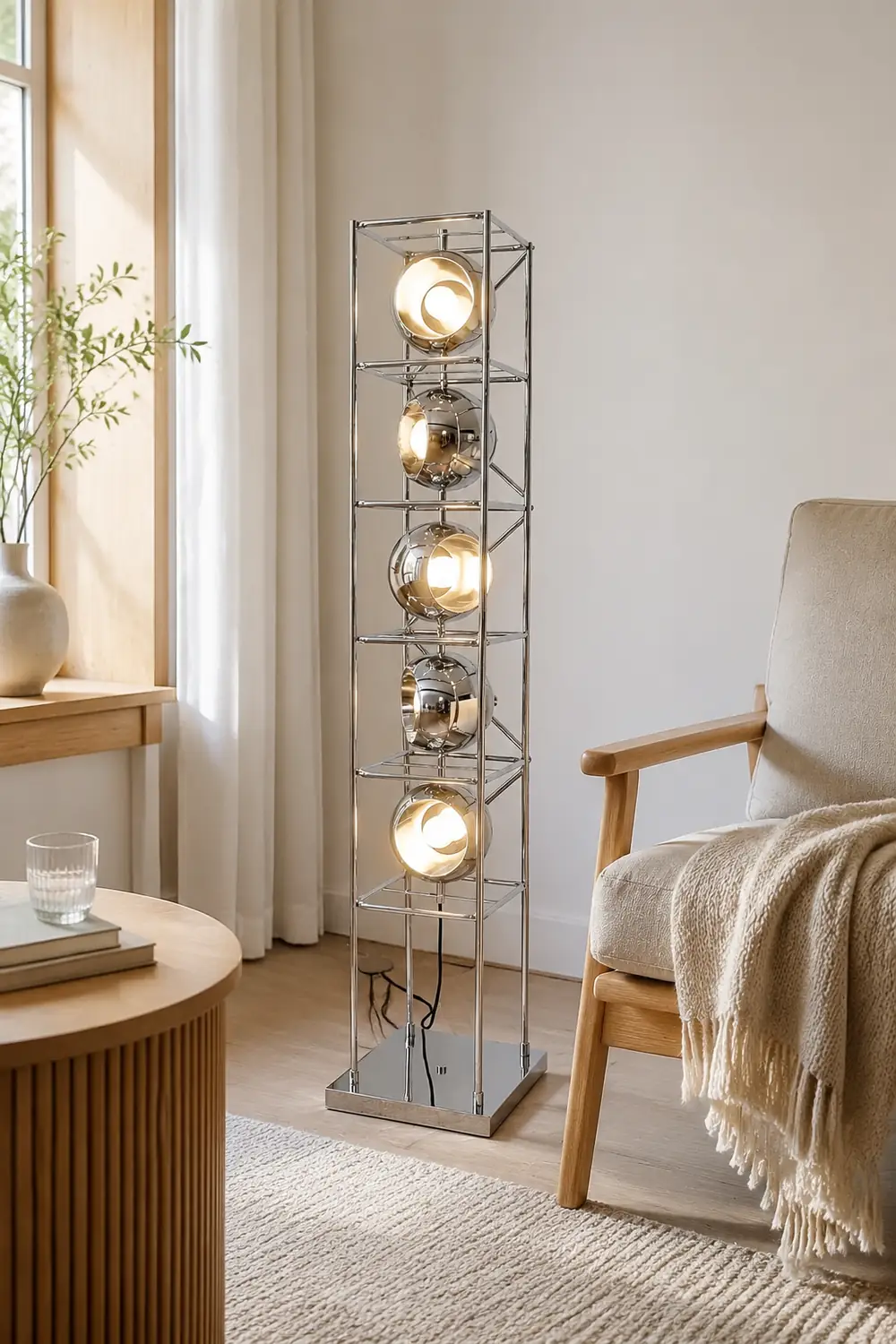 Tower of Spheres Floor Lamp - Lumpaz