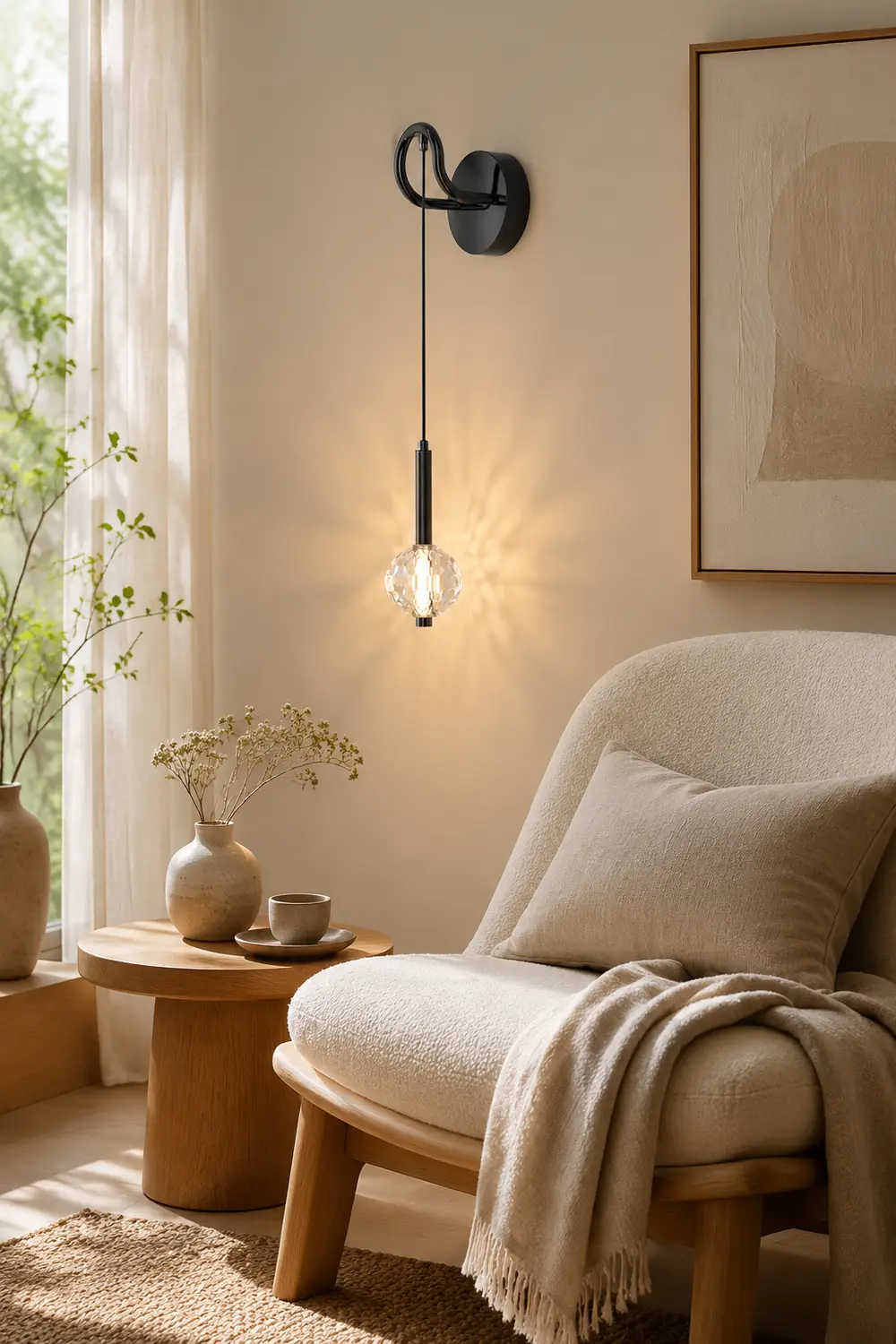 Barletta Crystal Wall Lamp - Lumpaz