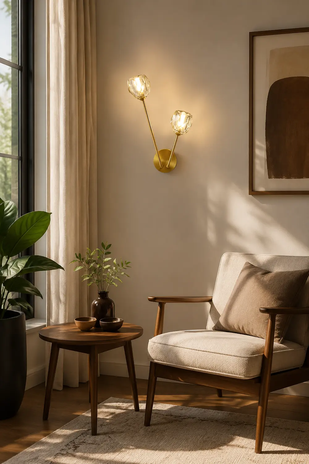 Crystal Branch Wall Light - Lumpaz