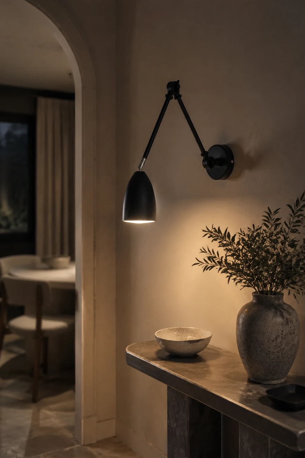 Adjustable Swing Arm Wall Lamp - Lumpaz