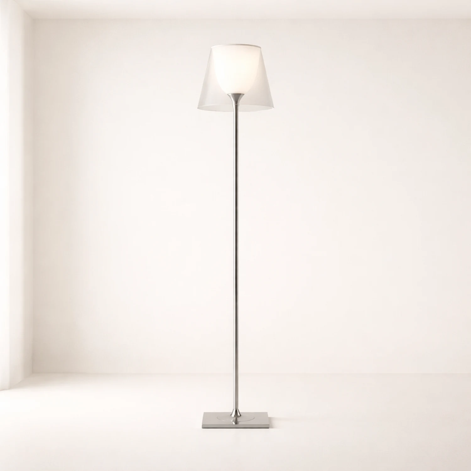 Chrome Prism Floor Lamp - Lumpaz