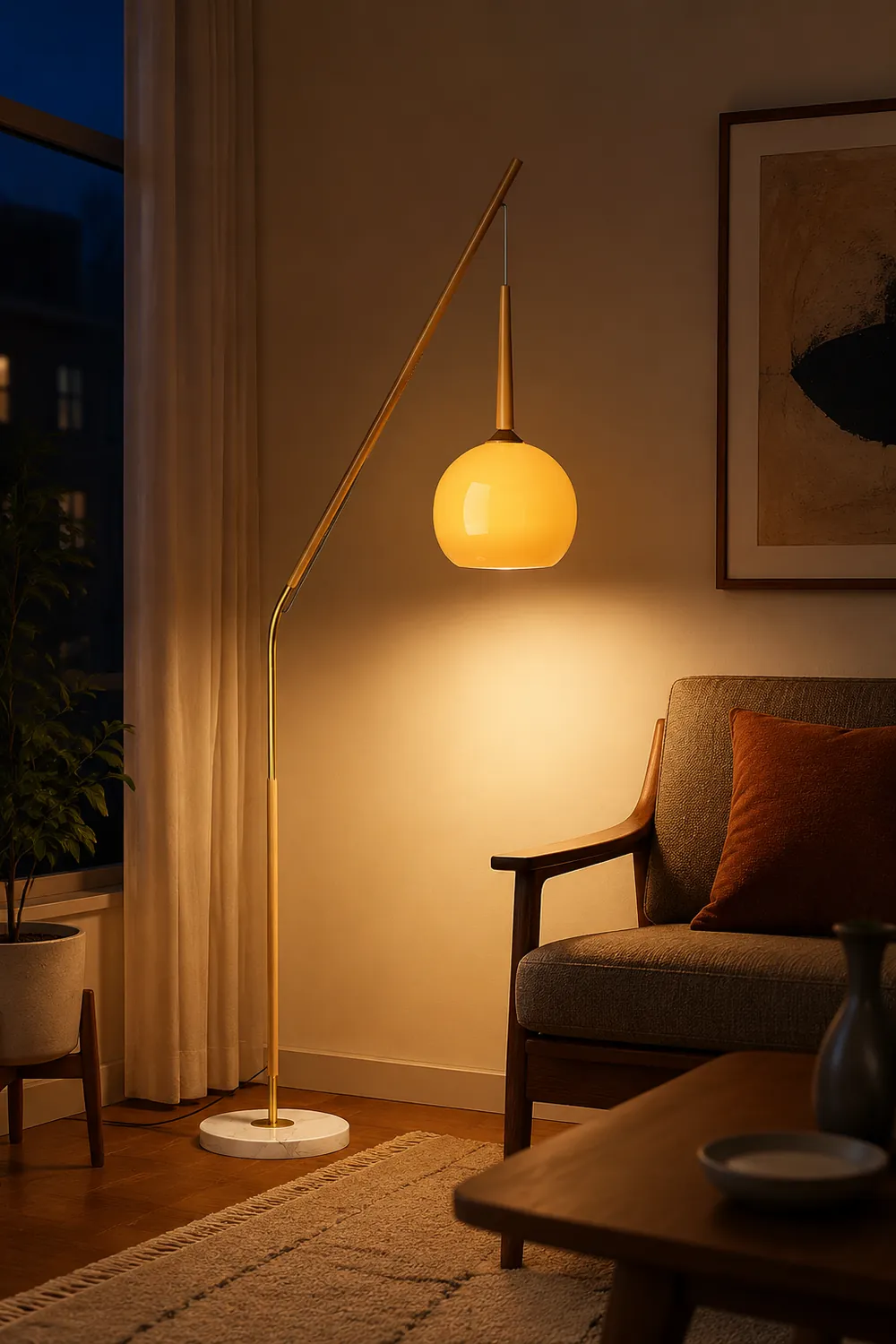 Hulusi Hanging Floor Lamp - Lumpaz