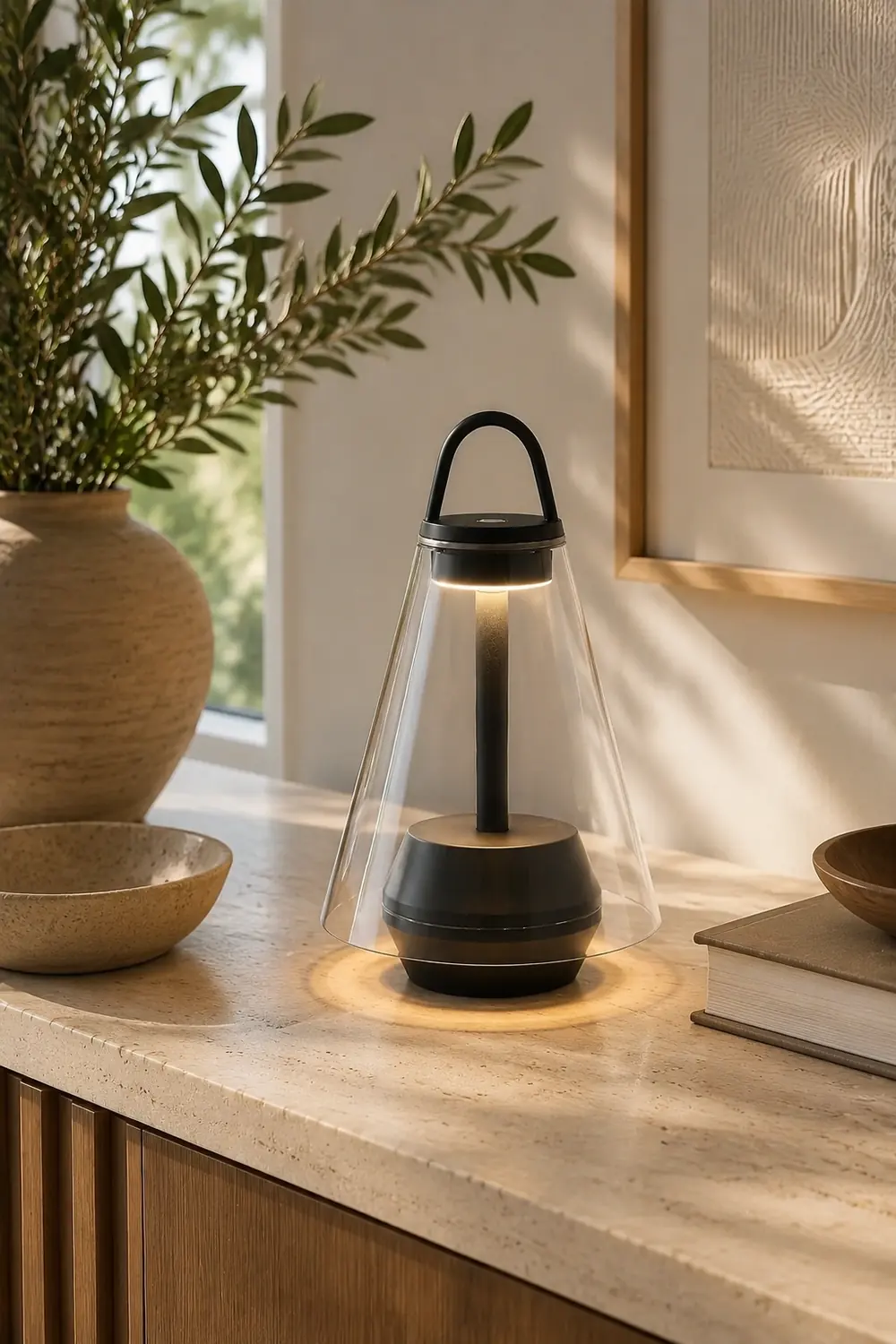 Shuttle Built-in Battery Table Lamp - Lumpaz
