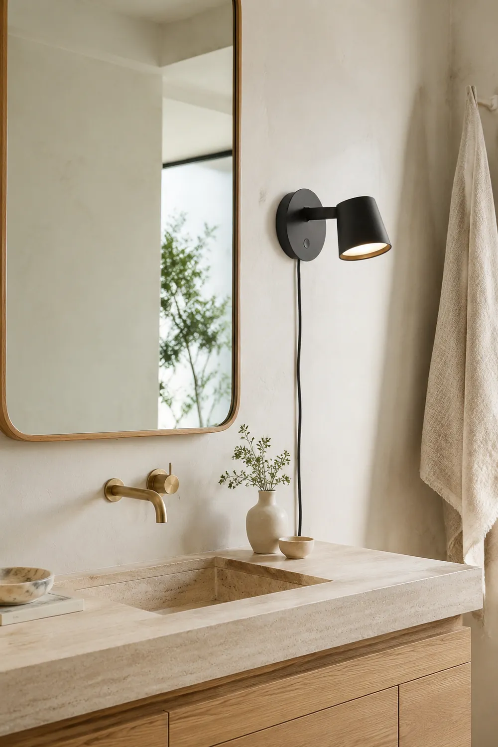 Tip Plug-In Wall Lamp - Lumpaz
