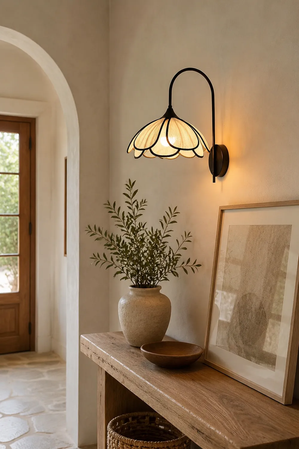 Burnt Petal Wall Lamp - Lumpaz