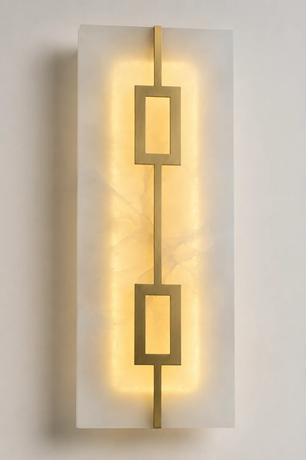 Square Marble Wall Lamp - Lumpaz