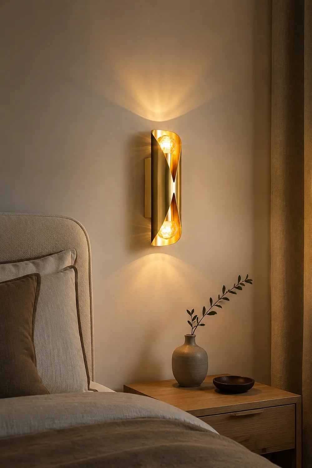 Diamonds Brass Wall Lamp - Lumpaz