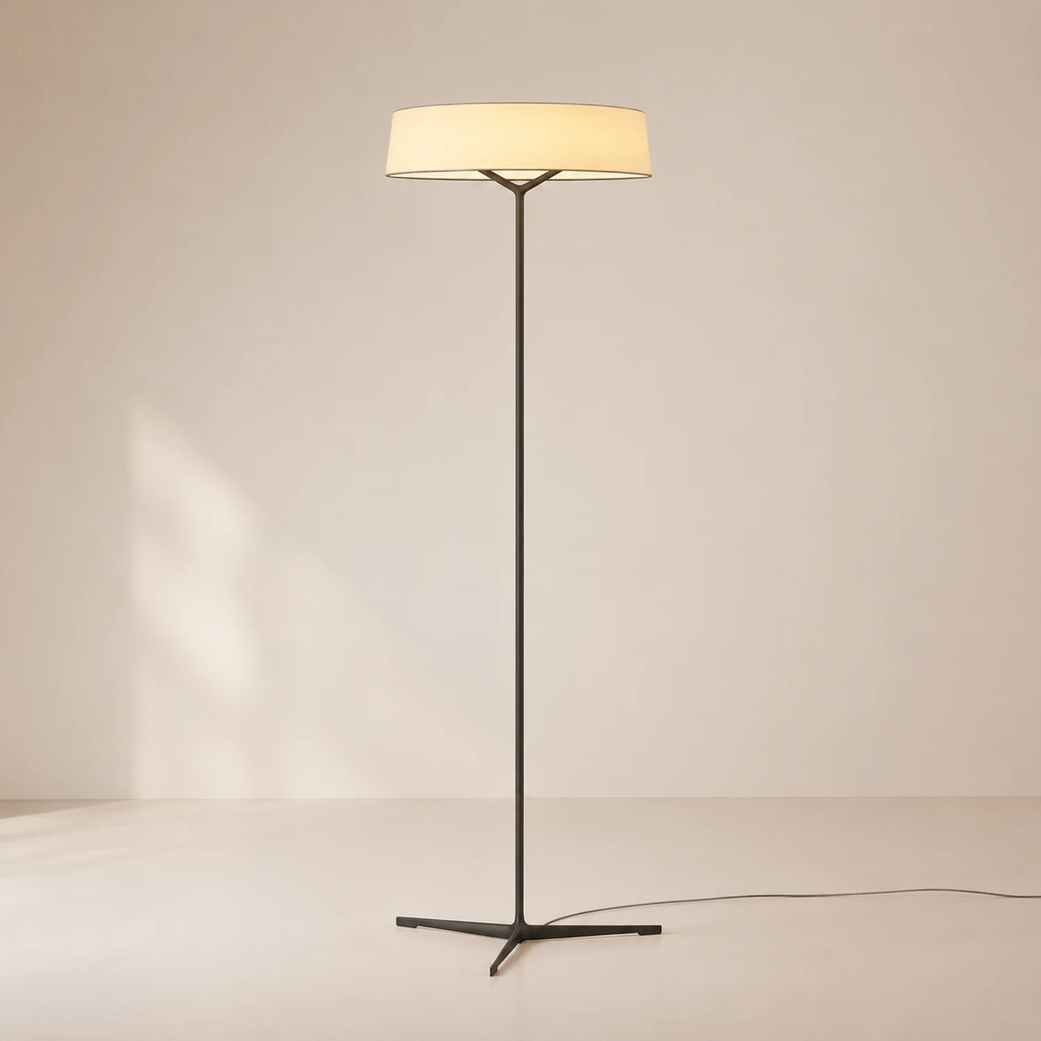 Paper Glow Circular Floor Lamp - Lumpaz