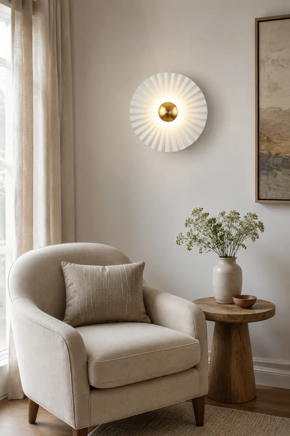 Tinsley Flush Wall Lamp - Lumpaz
