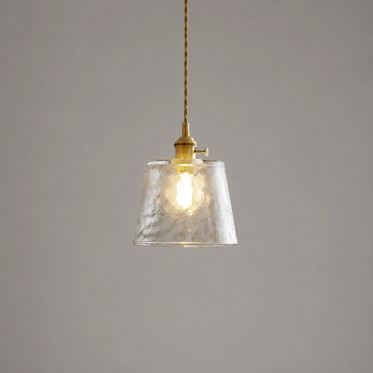 Modern Simple Cup Glass Pendant Lamp For Living Room - Lumpaz