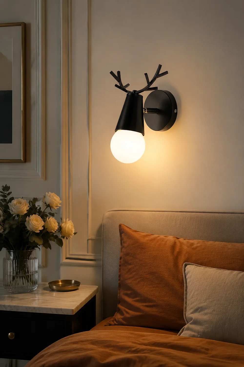 Yeknu Antler Wall Lamp - Lumpaz
