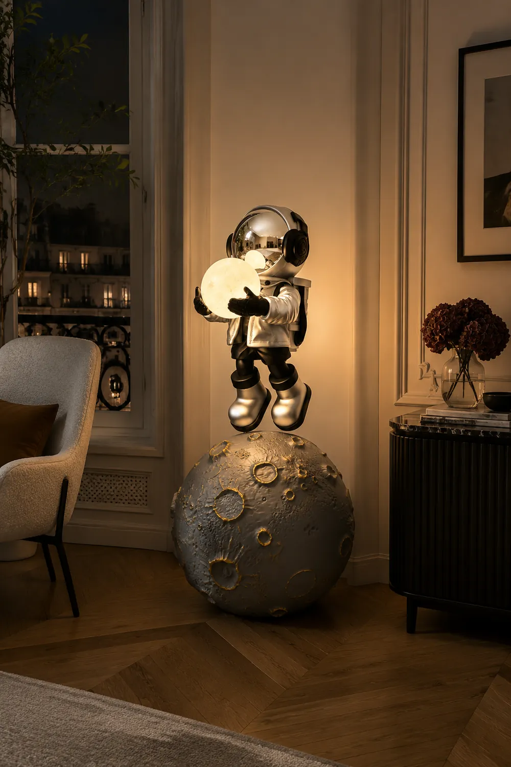 Diver Astronaut Built-in Battery Floor Lamp - Lumpaz