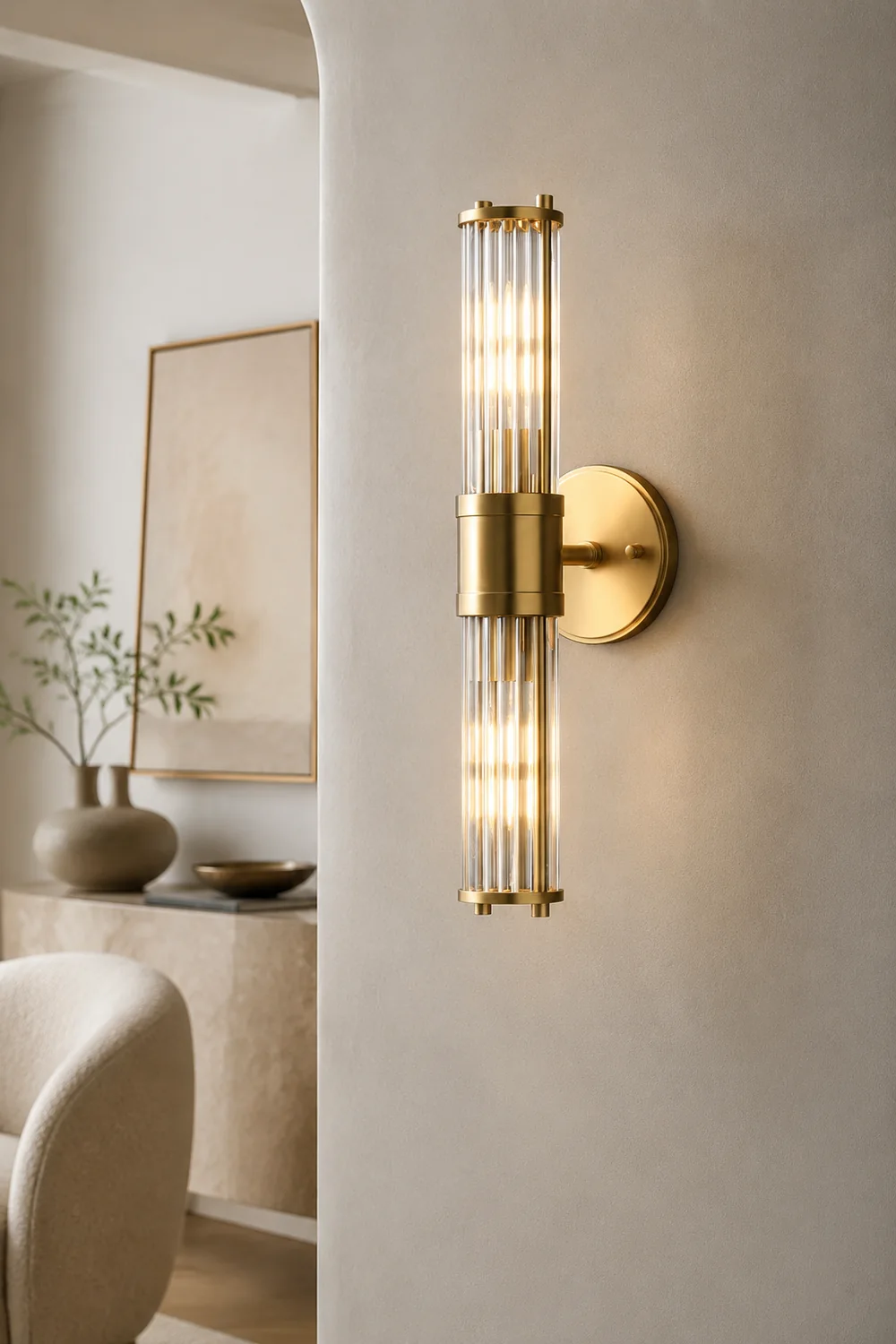 Allen Brass Wall Lamp - Lumpaz