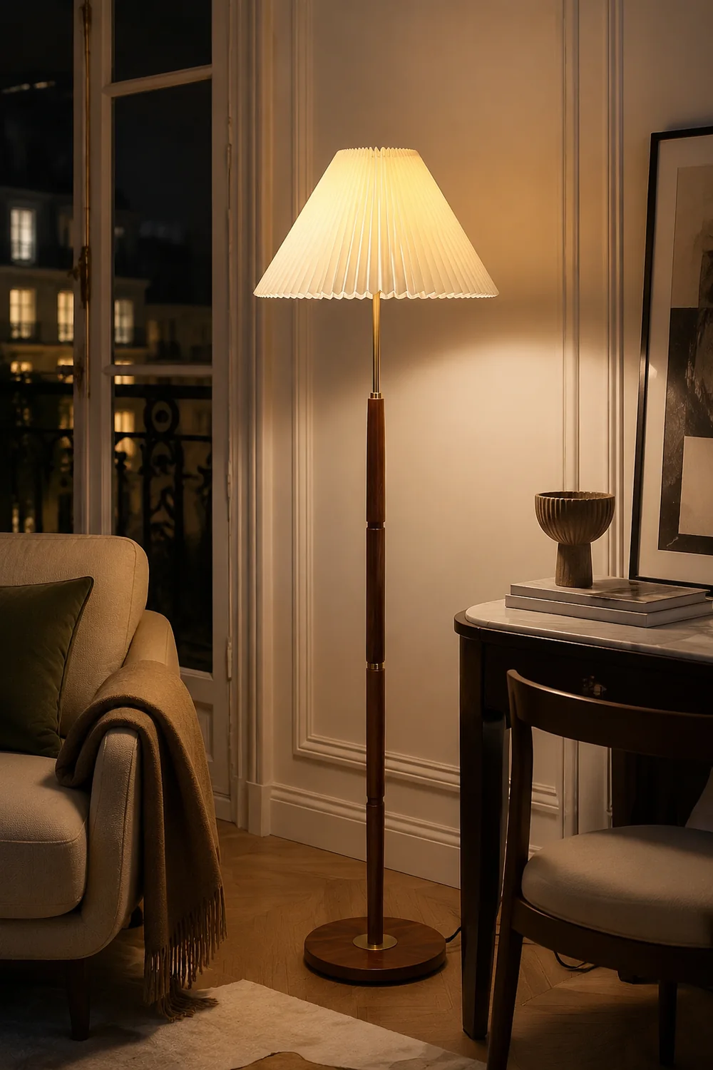 Pleated Floor Lamp - Lumpaz