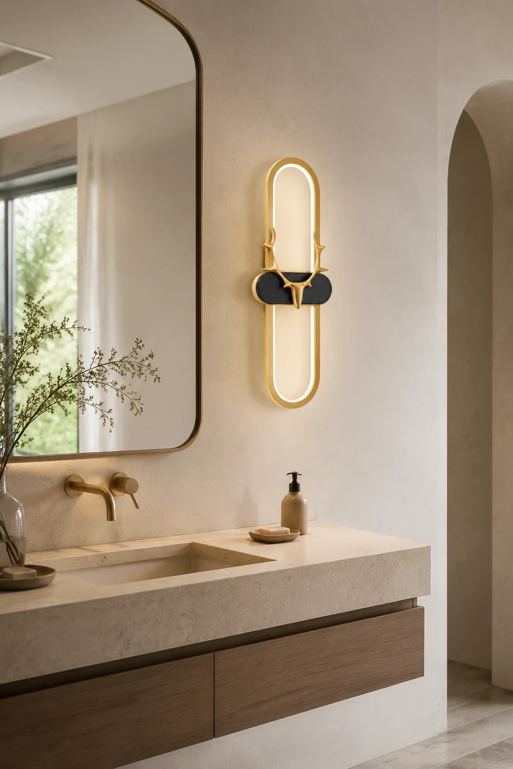 Antlers Halo Wall Lamp - Lumpaz