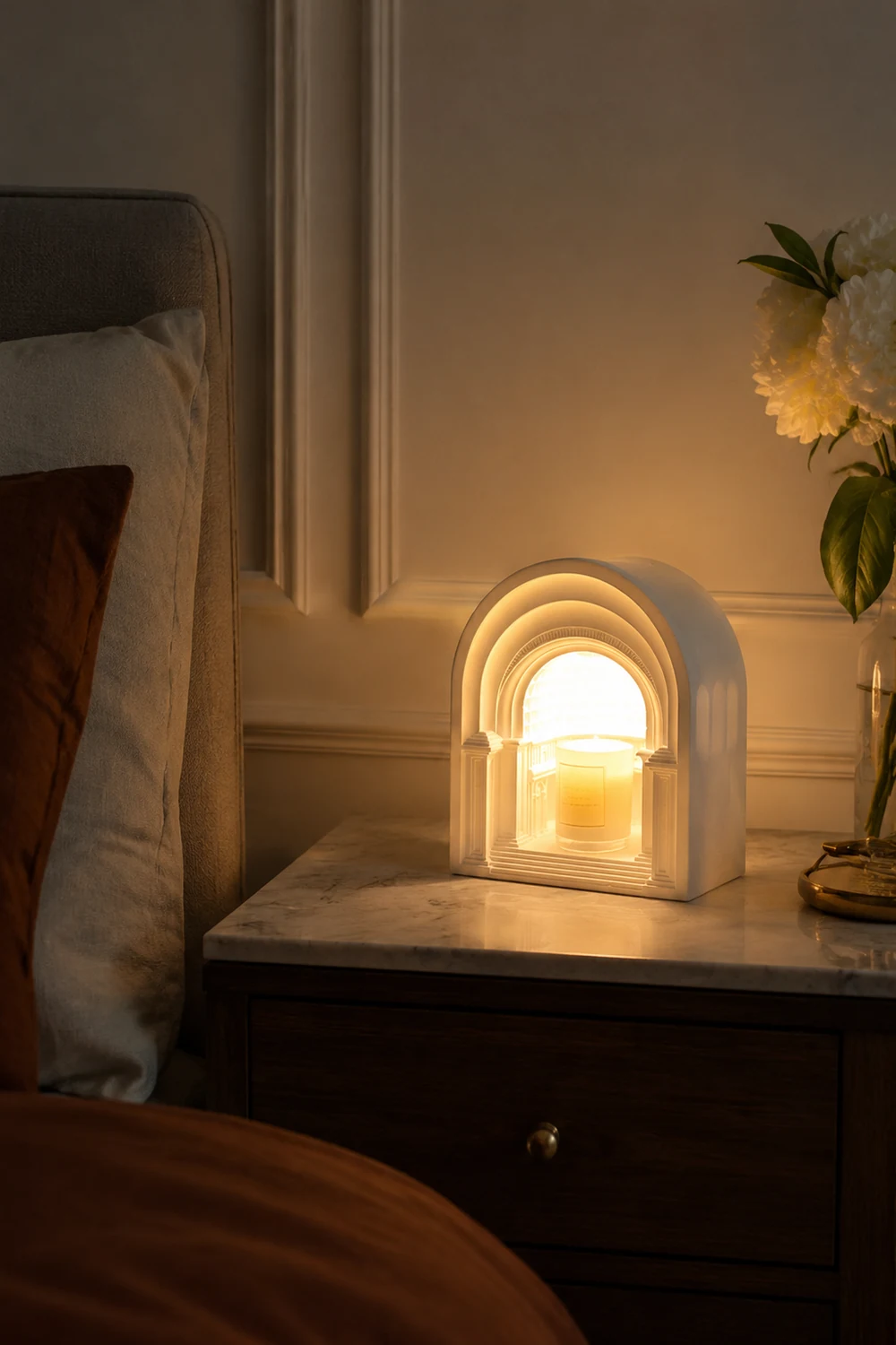 Félicie Aroma-Kerze Schmelzen Tischlampe, 2 Stile - Lumpaz
