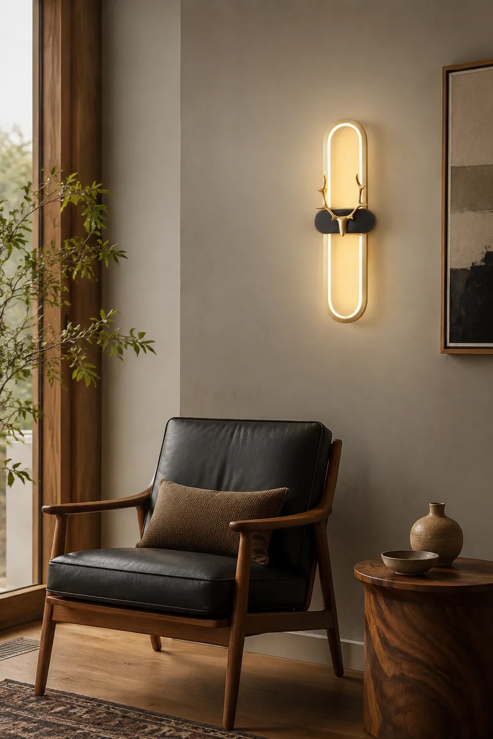 Antlers Halo Wall Lamp - Lumpaz