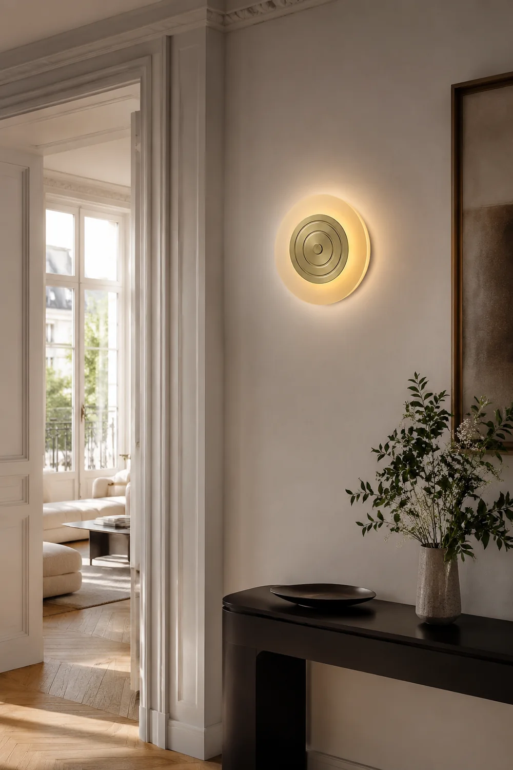 Round Moon Wall Lamp - Lumpaz