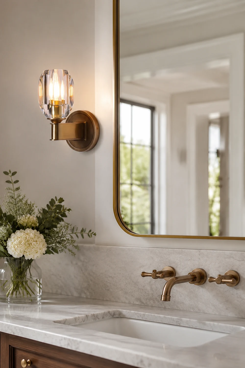 Diamond Crystal Sconce - Lumpaz