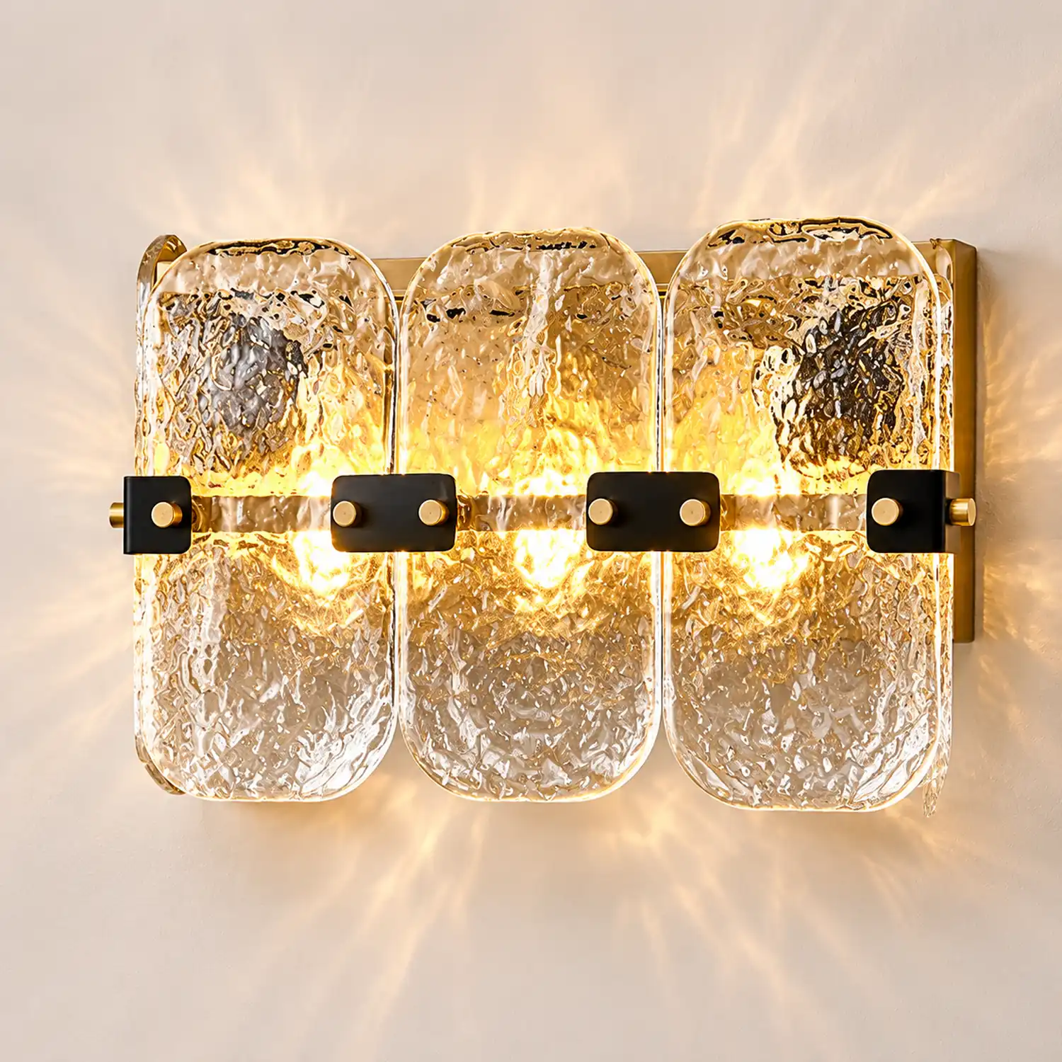 Massive Glass Wall Sconces - Lumpaz