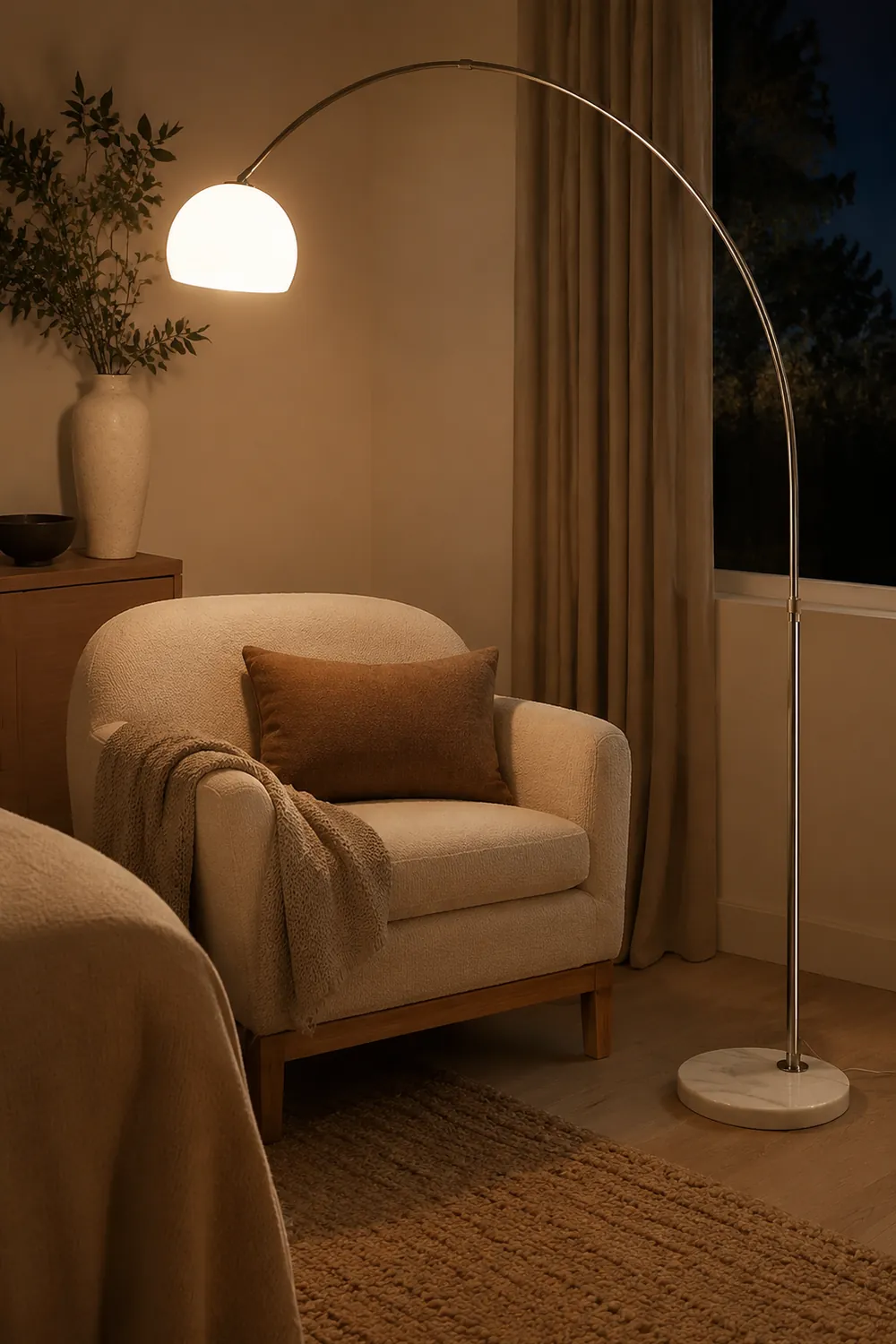 Sneedville Arched Floor Lamp - Lumpaz
