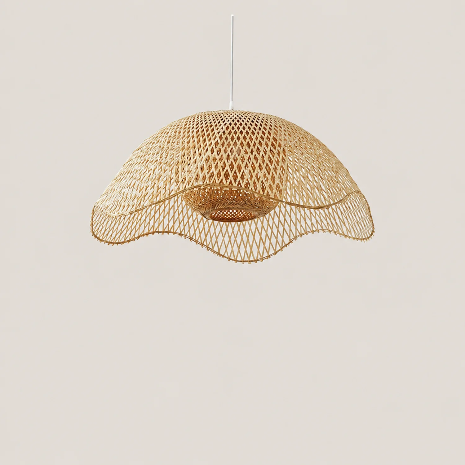 Bamboo Woven Hanging Lighting - Lumpaz