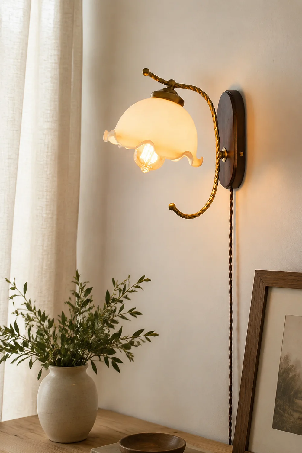 Milky Flower Wall Light - Lumpaz