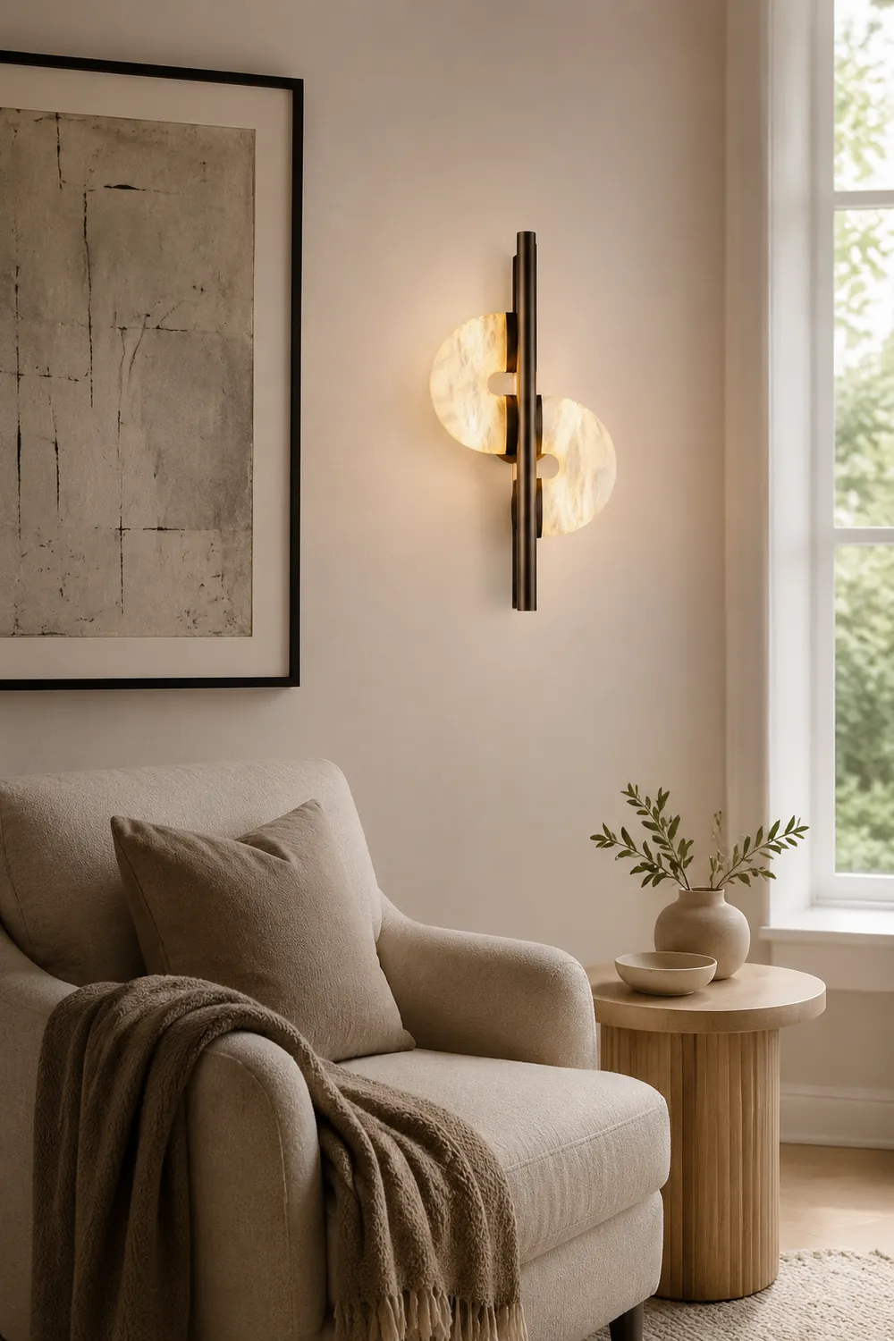 Dolly Alabaster Wall Lamp - Lumpaz