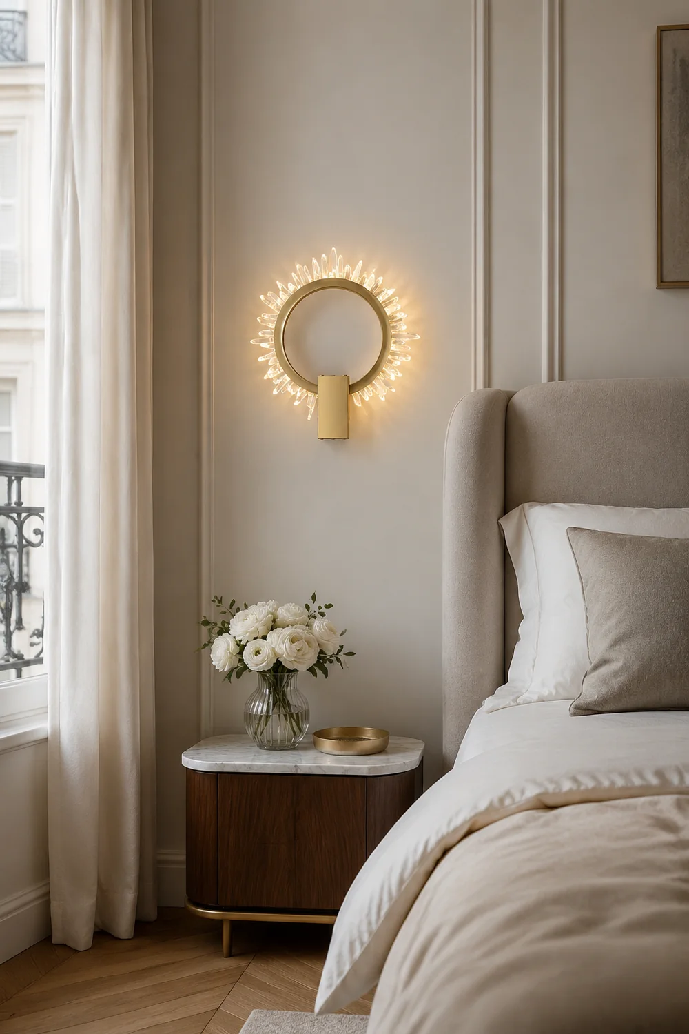 Natural Crystal Wall Lamp - Lumpaz