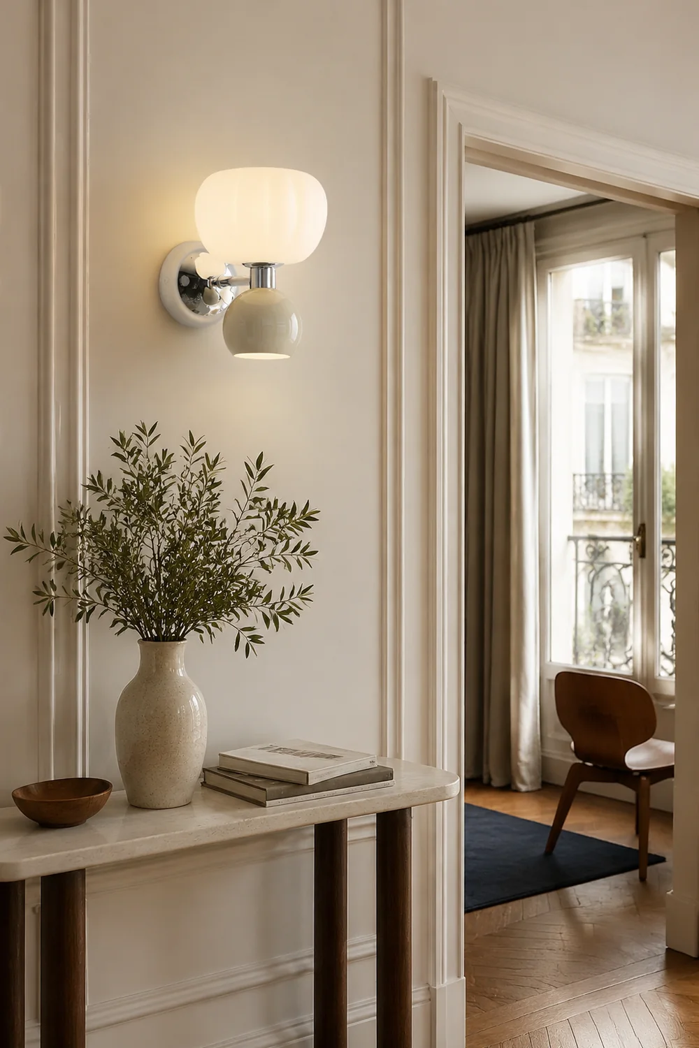 Moderno Cream Sconce - Lumpaz