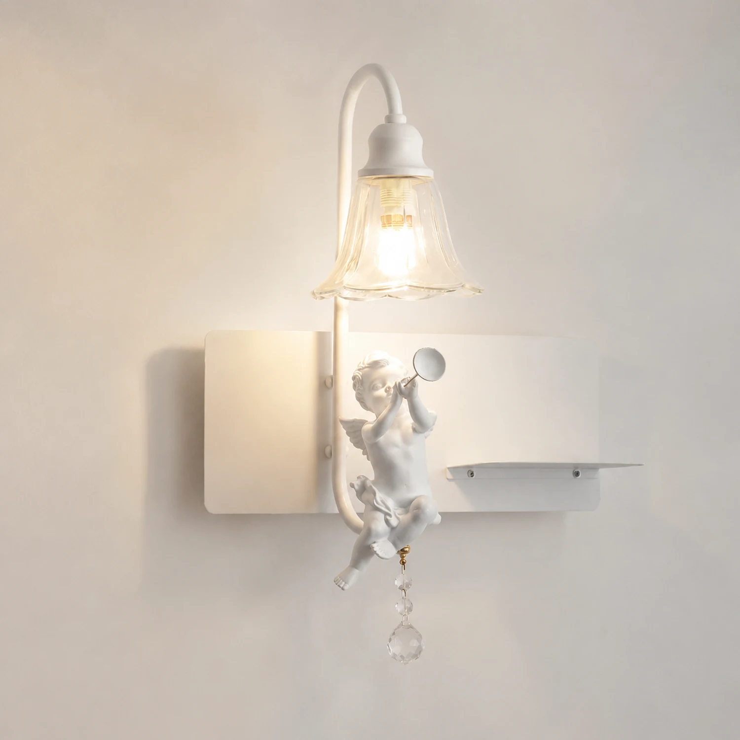 White Angel Wall Light - Lumpaz