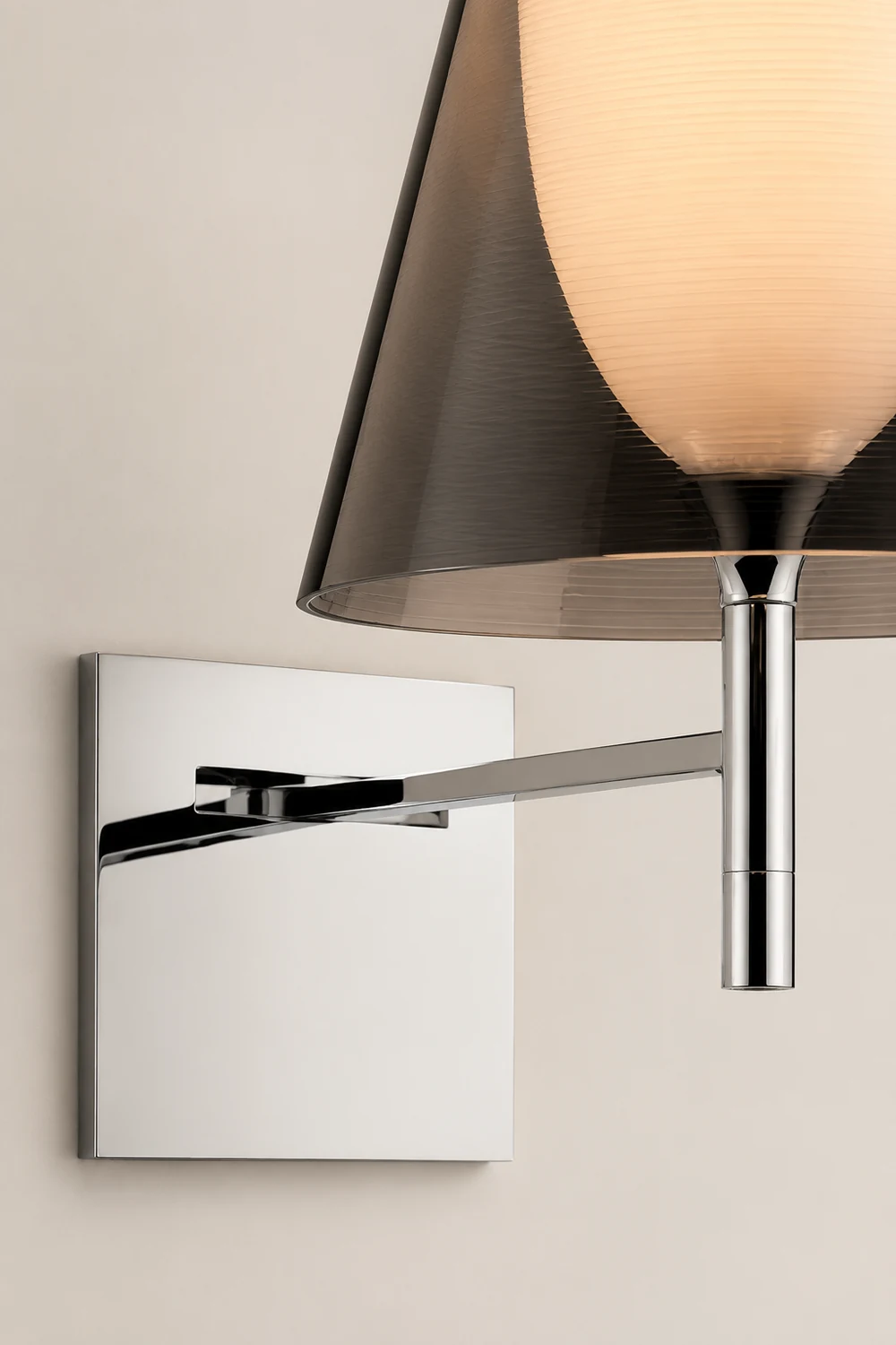 Chrome Prism Wall Lamp - Lumpaz