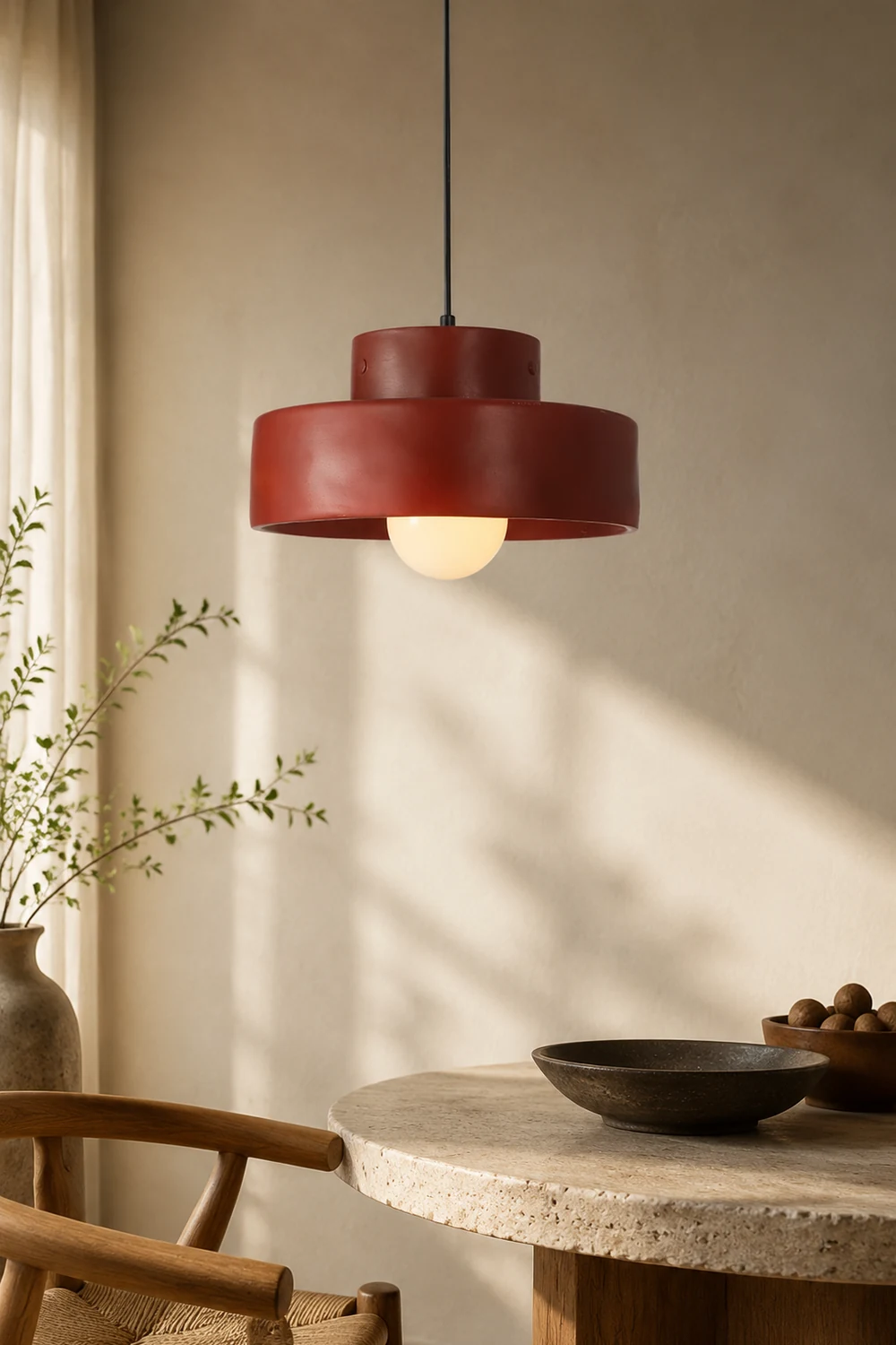 Nordic Geometric Cylindrical Pendant Lighting - Lumpaz