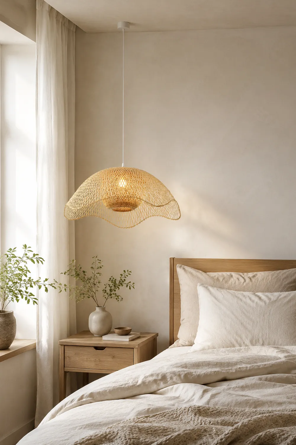 Bamboo Woven Hanging Lighting - Lumpaz