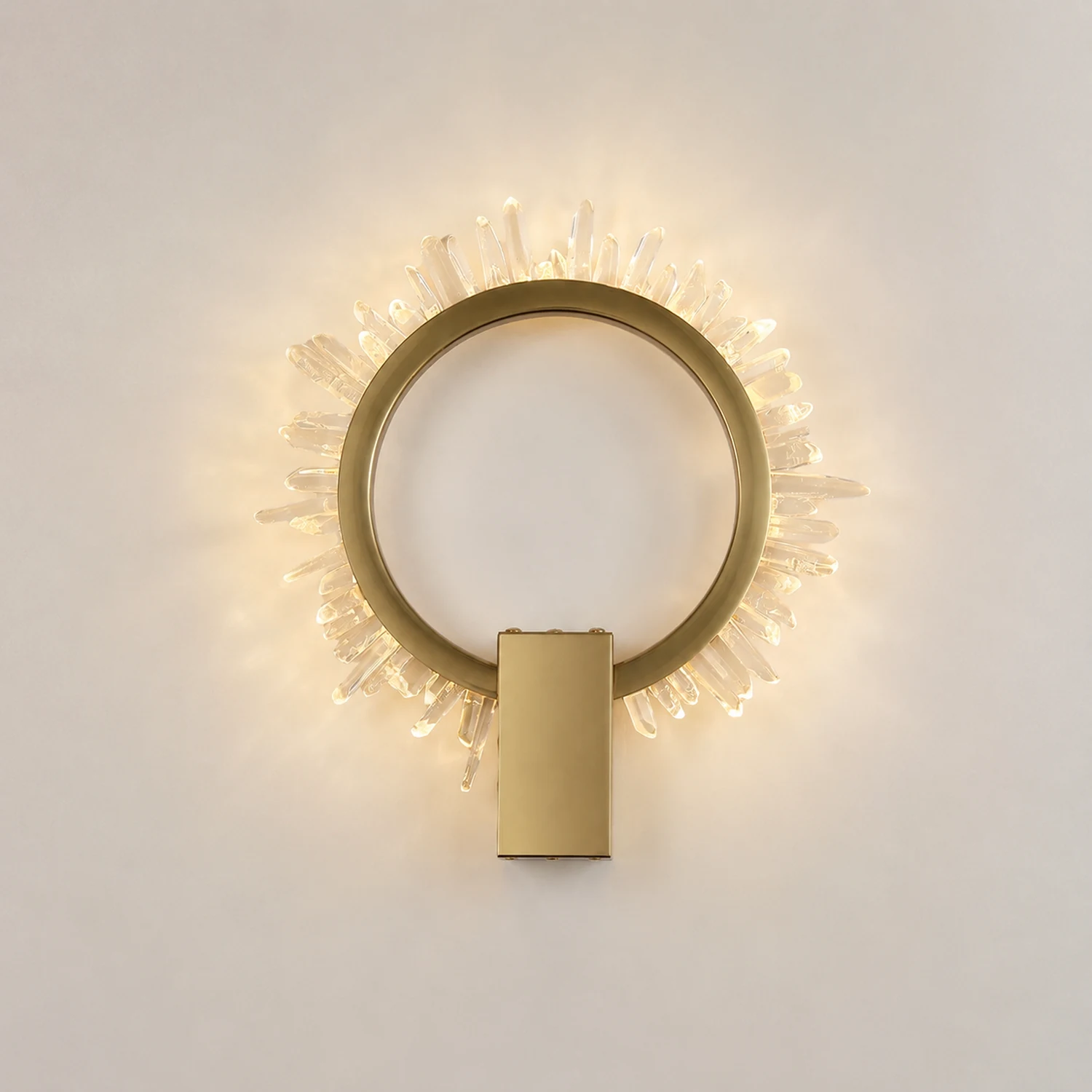 Natural Crystal Wall Lamp - Lumpaz