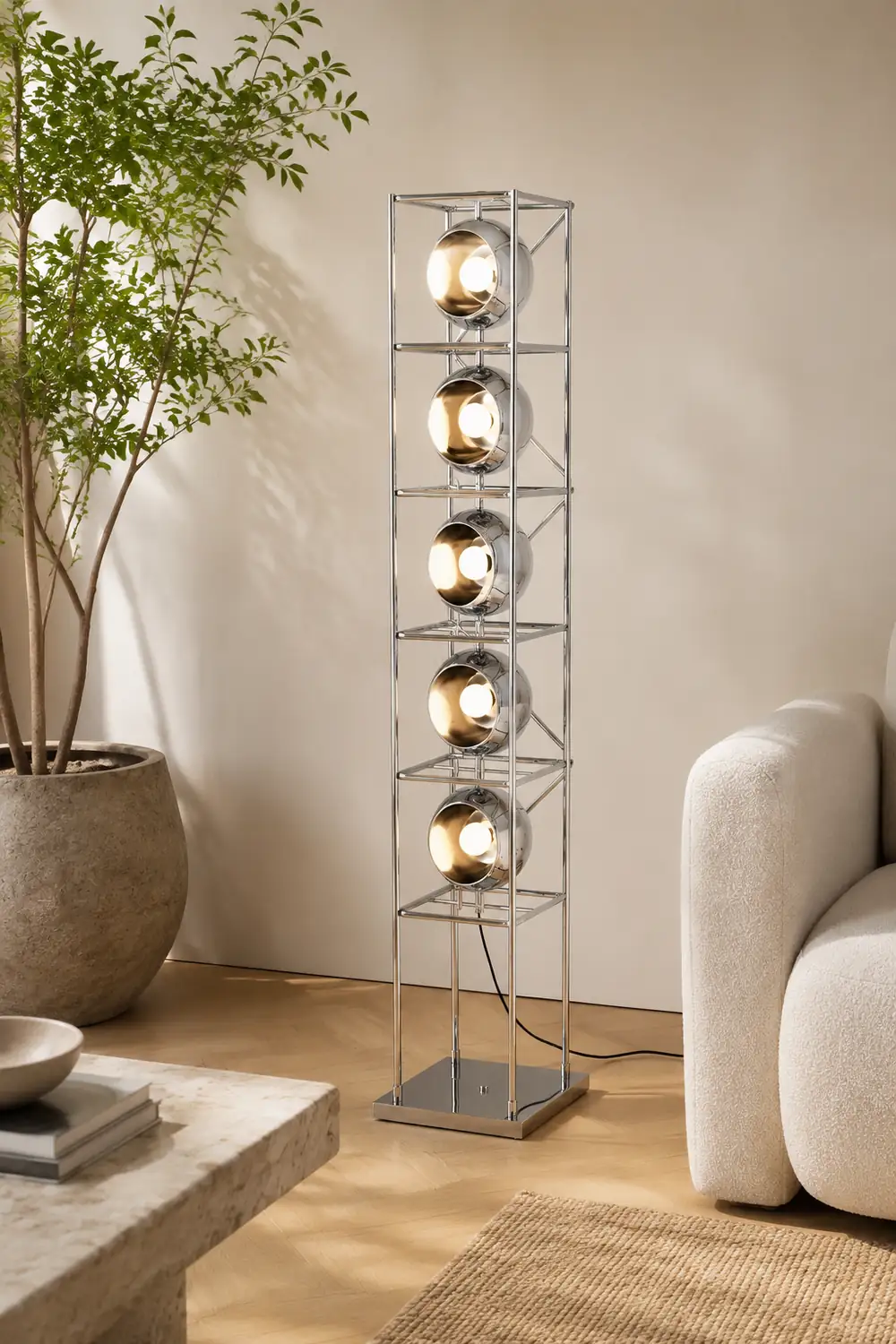 Tower of Spheres Floor Lamp - Lumpaz